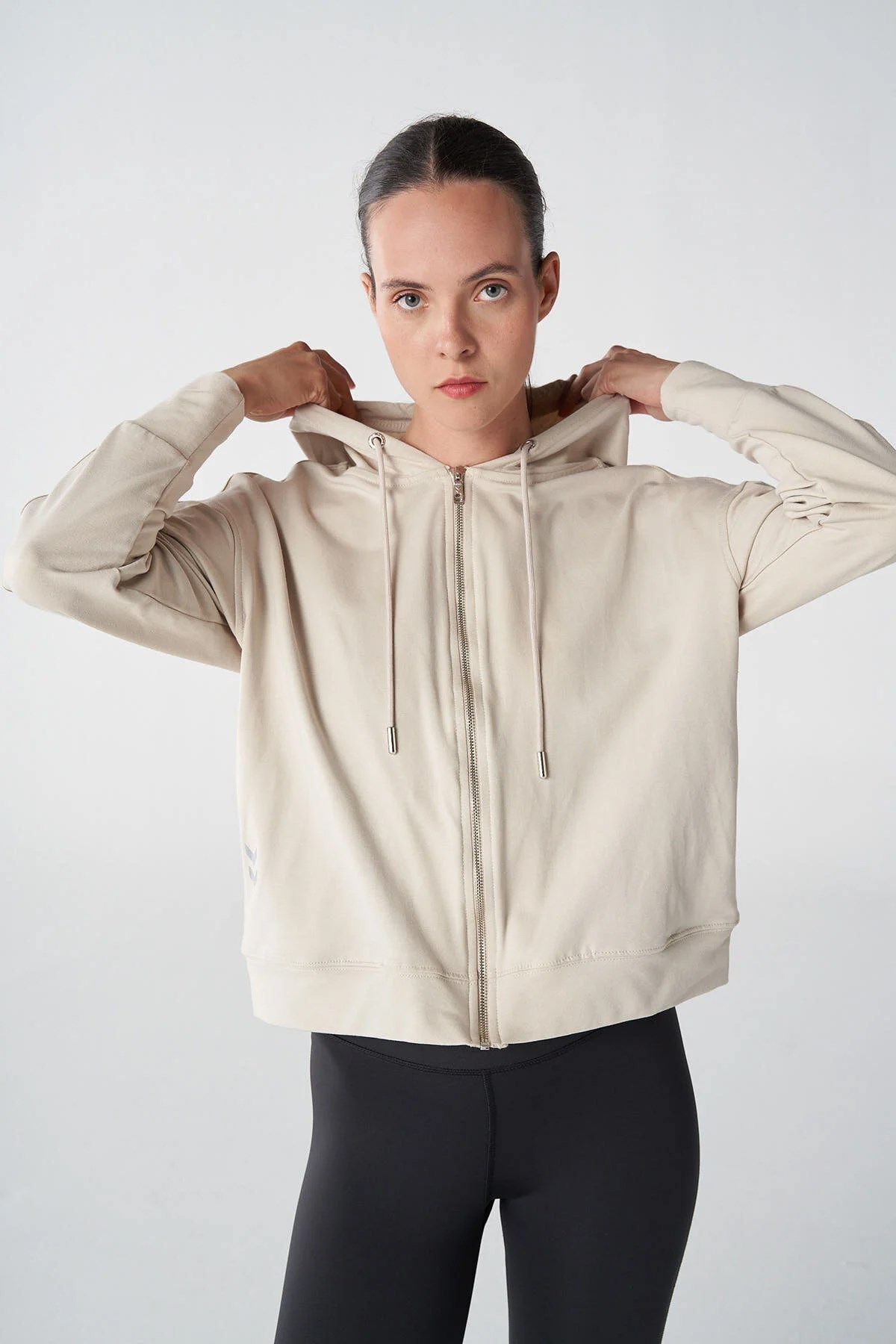 Hummel Jodie Zip Kadın Sweatshirt 921786-8140 Gri