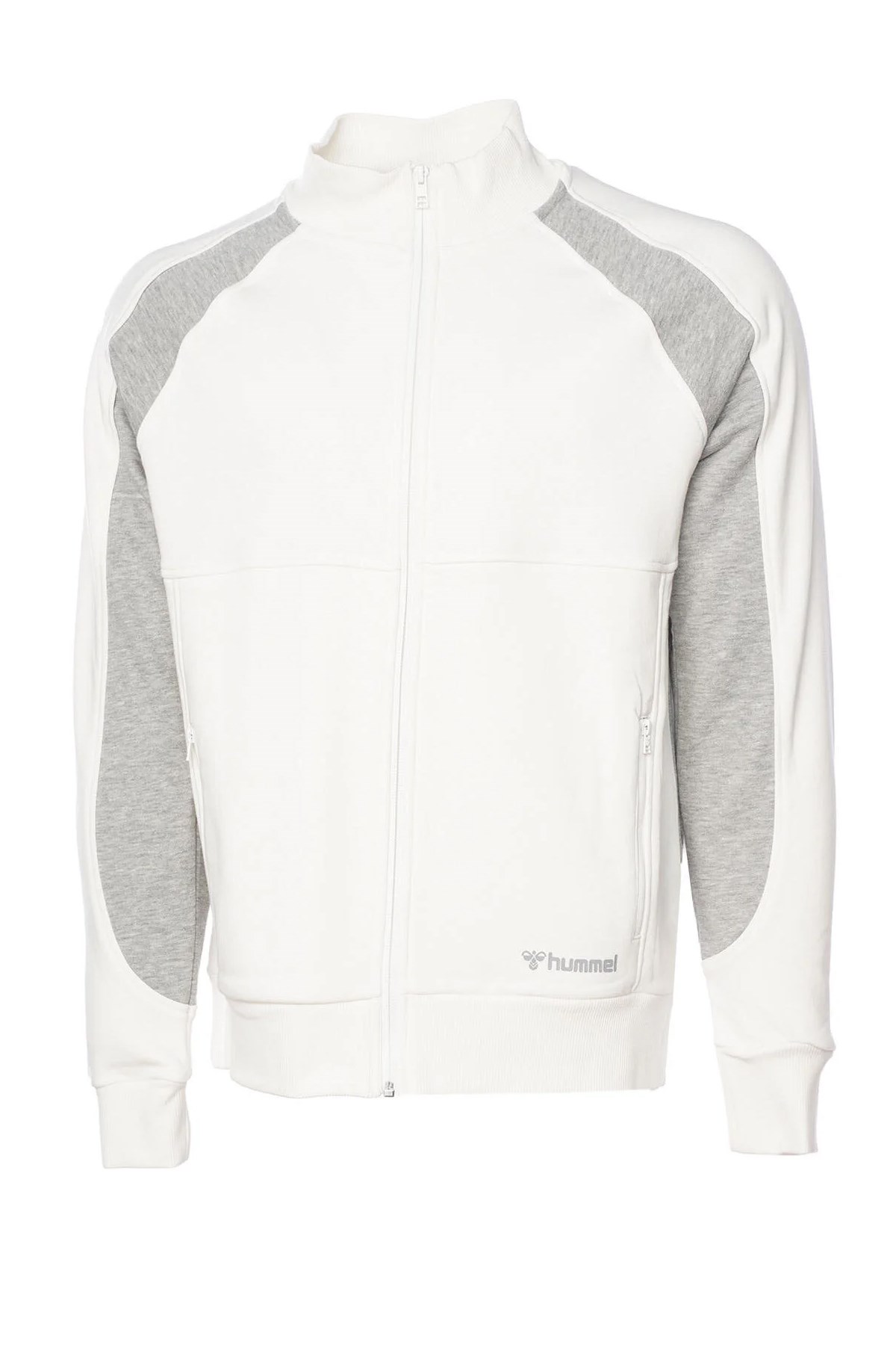 Hummel Kian Zip Erkek Sweatshirt 921792-9003 Beyaz