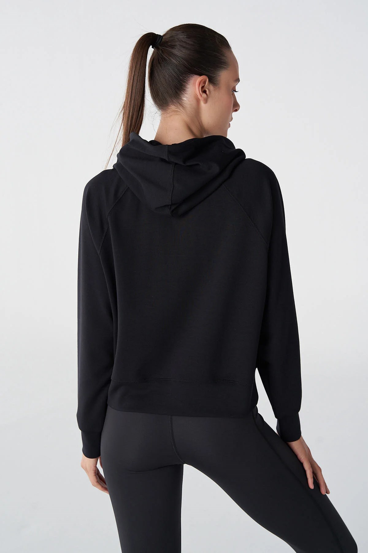 Hummel Layla Zip Kadın Sweatshirt 921795-2001 Siyah