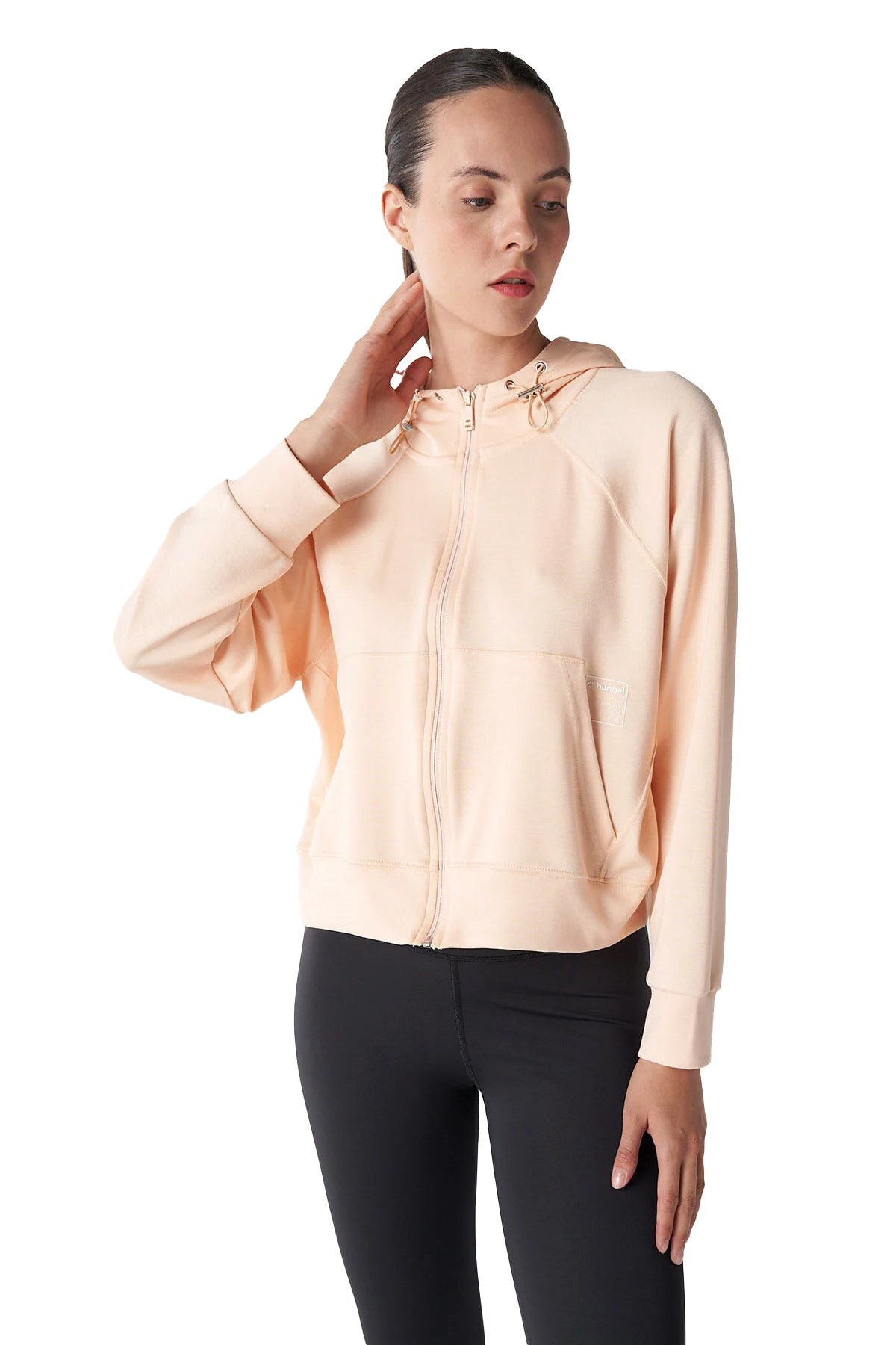 Hummel Jacob Zip Kadın Sweatshirt 921795-2518 Bej