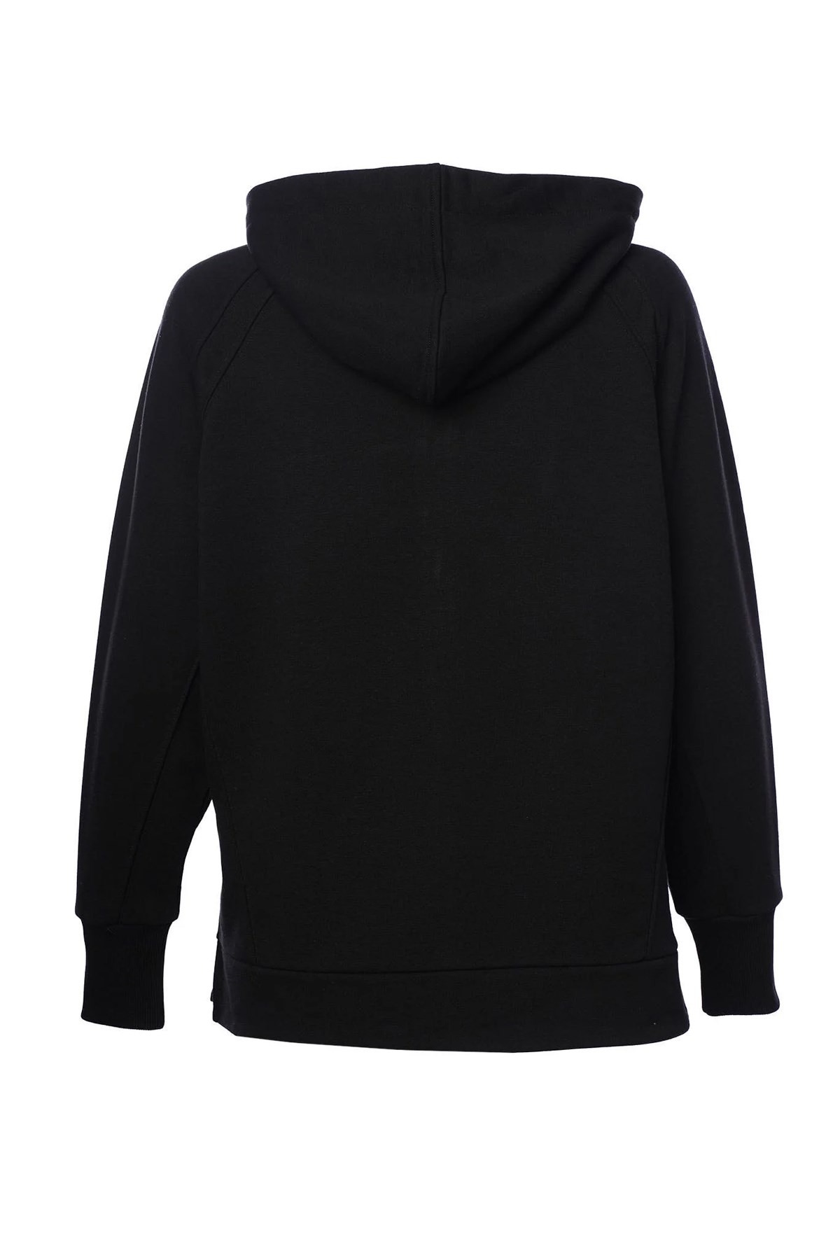 Hummel Maya Oversize Zip Kadın Sweatshirt 921803-2001 Siyah