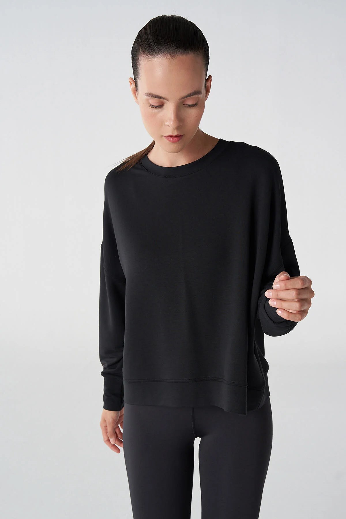 Hummel Millie Kadın Sweatshirt 921806-2001 Siyah