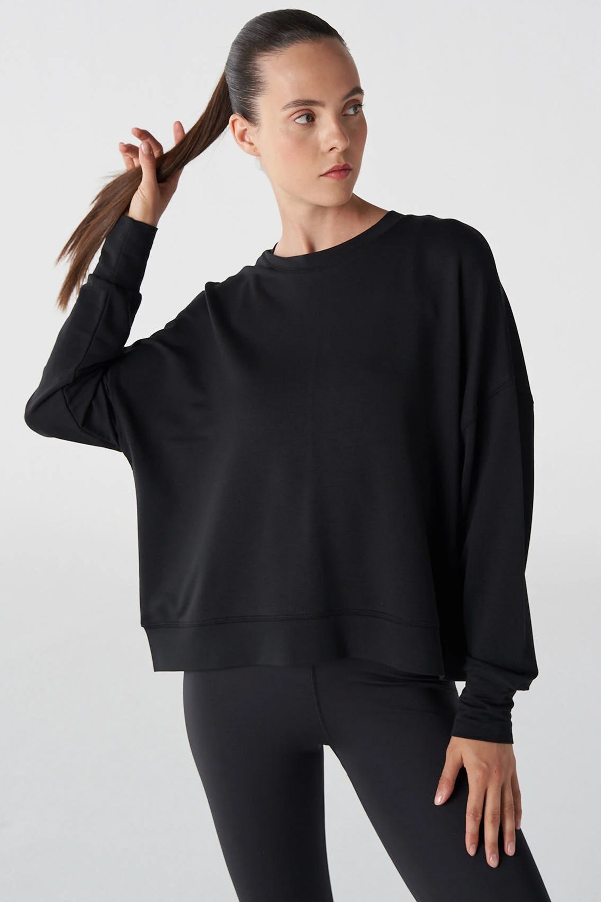 Hummel Millie Kadın Sweatshirt 921806-2001 Siyah