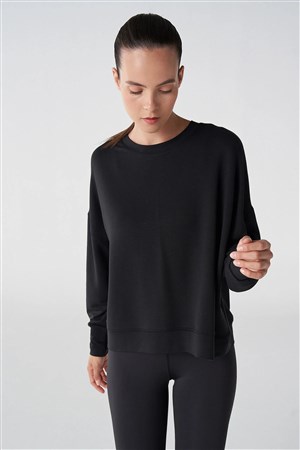 Hummel Millie Kadın Sweatshirt 921806-2001 Siyah