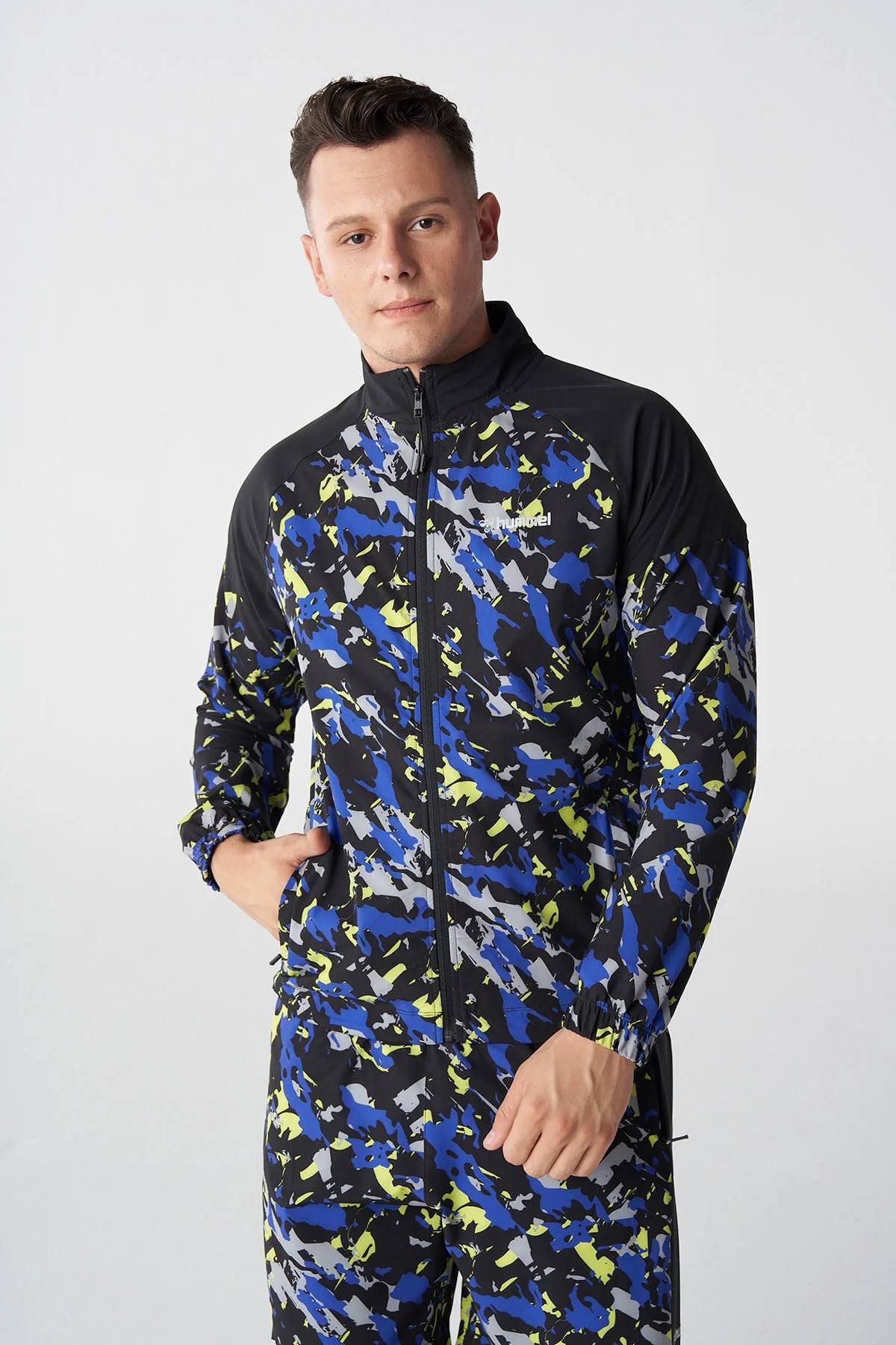Hummel Noir Zip Erkek Sweatshirt 921811-2001 Siyah