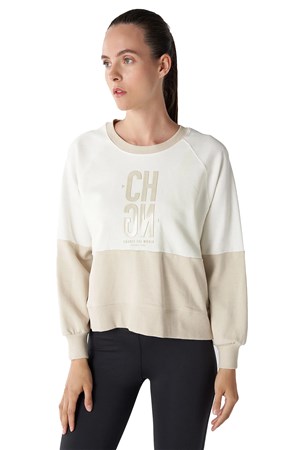 Hummel Ohio Kadın Sweatshirt 921812-9003 Beyaz