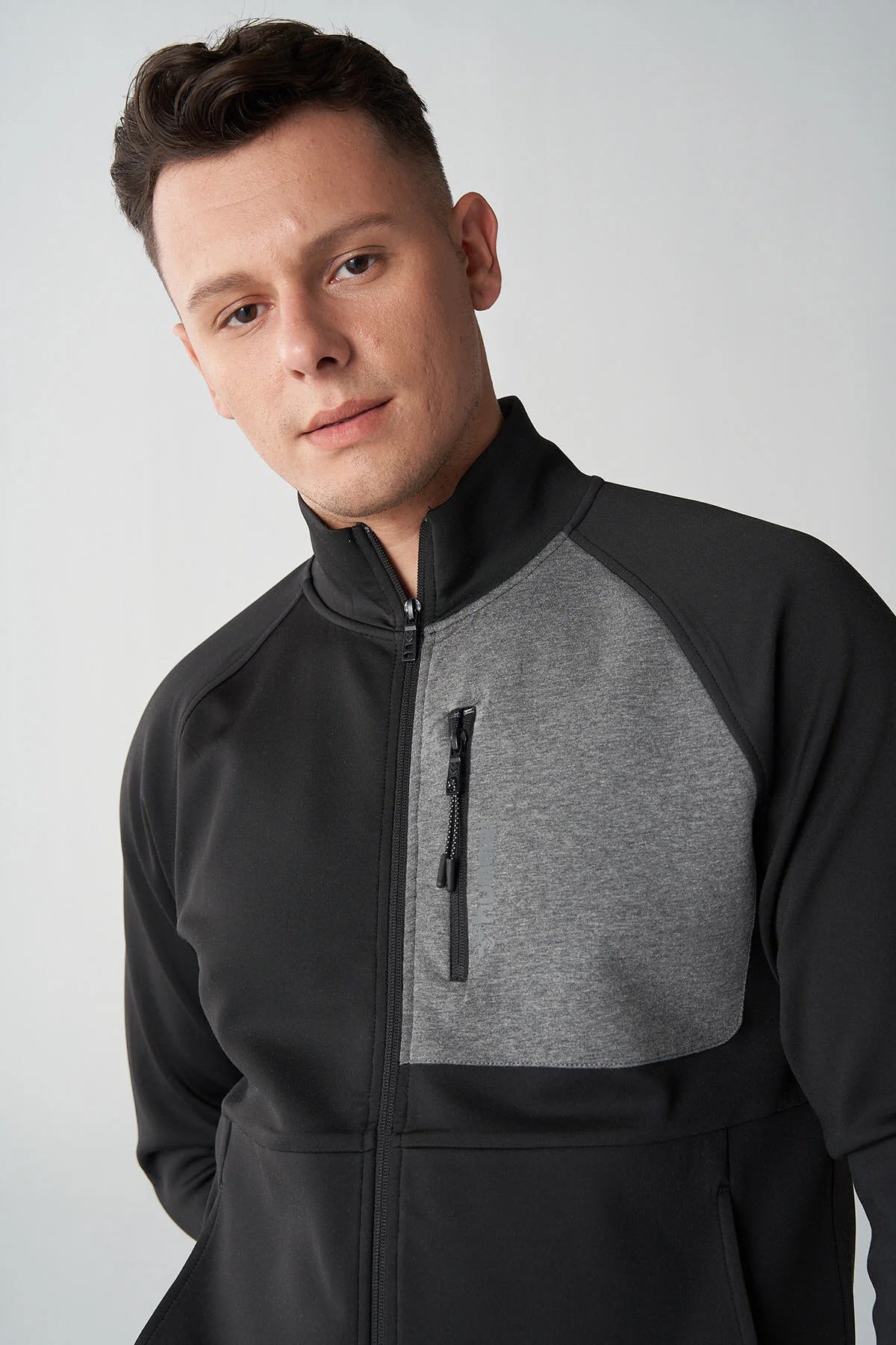 Hummel Randy Zip Erkek Sweatshirt 921819-2001 Siyah