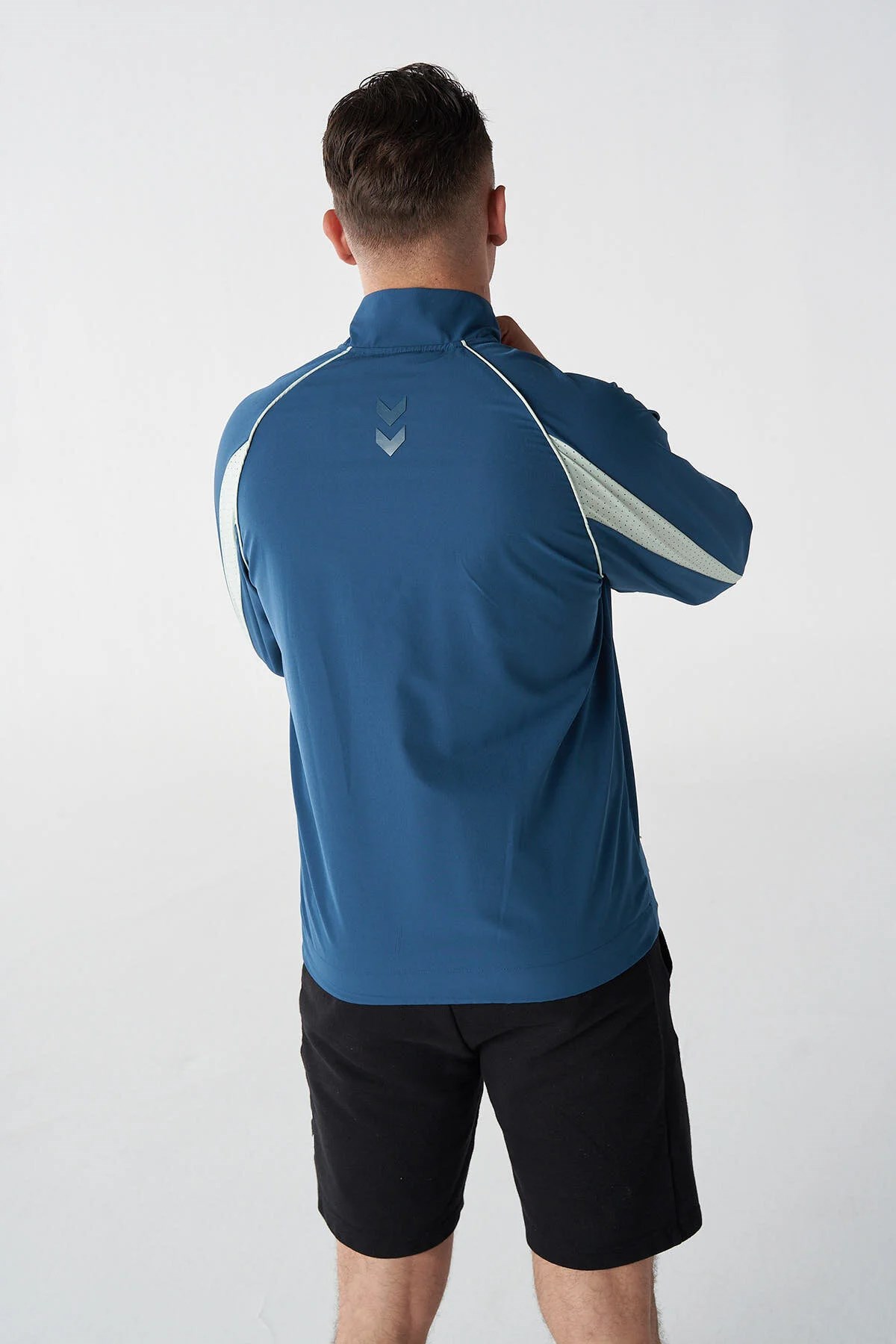 Hummel Ryen Zip Erkek Sweatshirt 921824-7511 Mavi