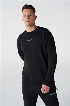Hummel Sam Oversize Erkek Sweatshirt 921825-2001 Siyah
