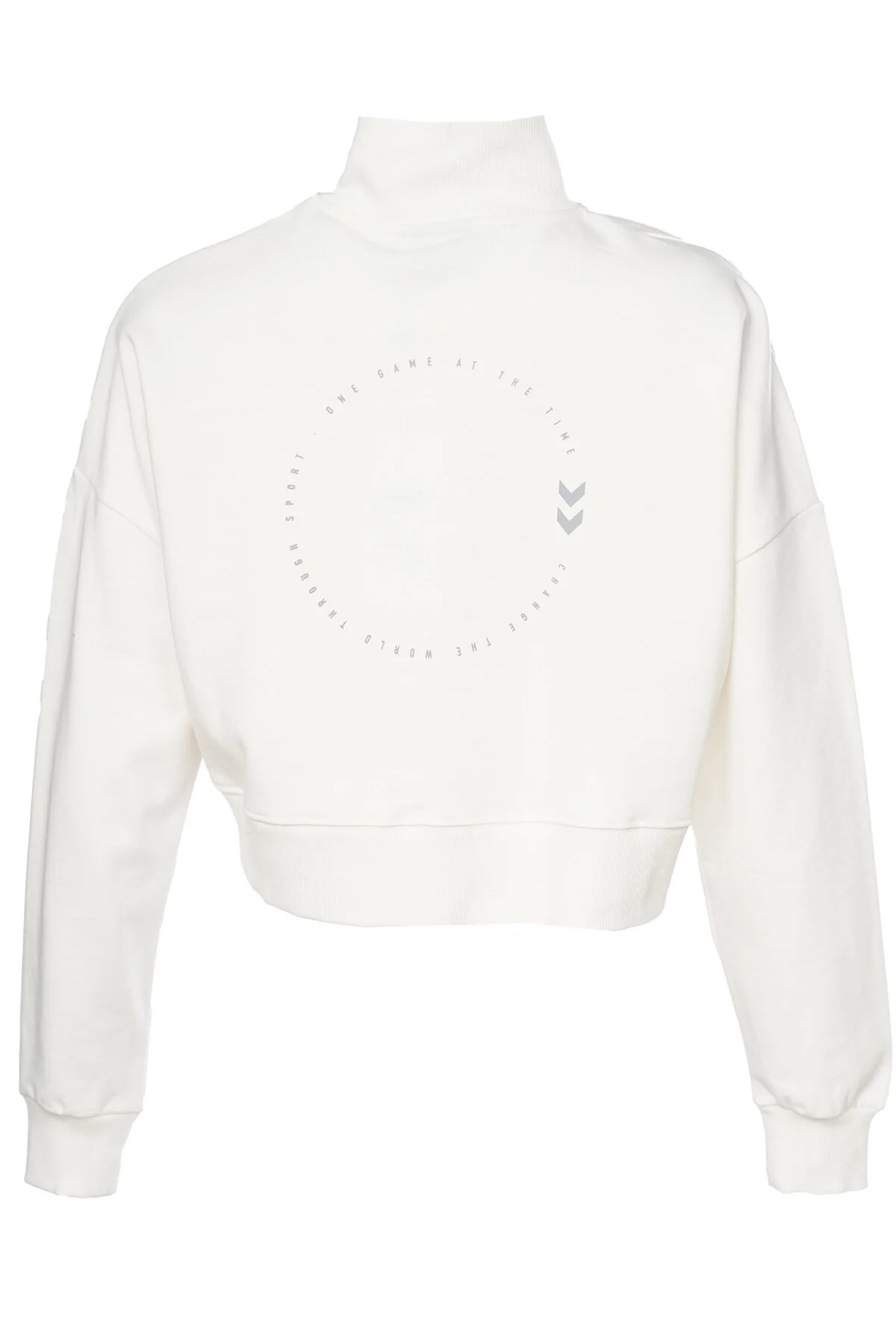 Hummel Shura Oversize Kadın Sweatshirt 921828-9003 Beyaz