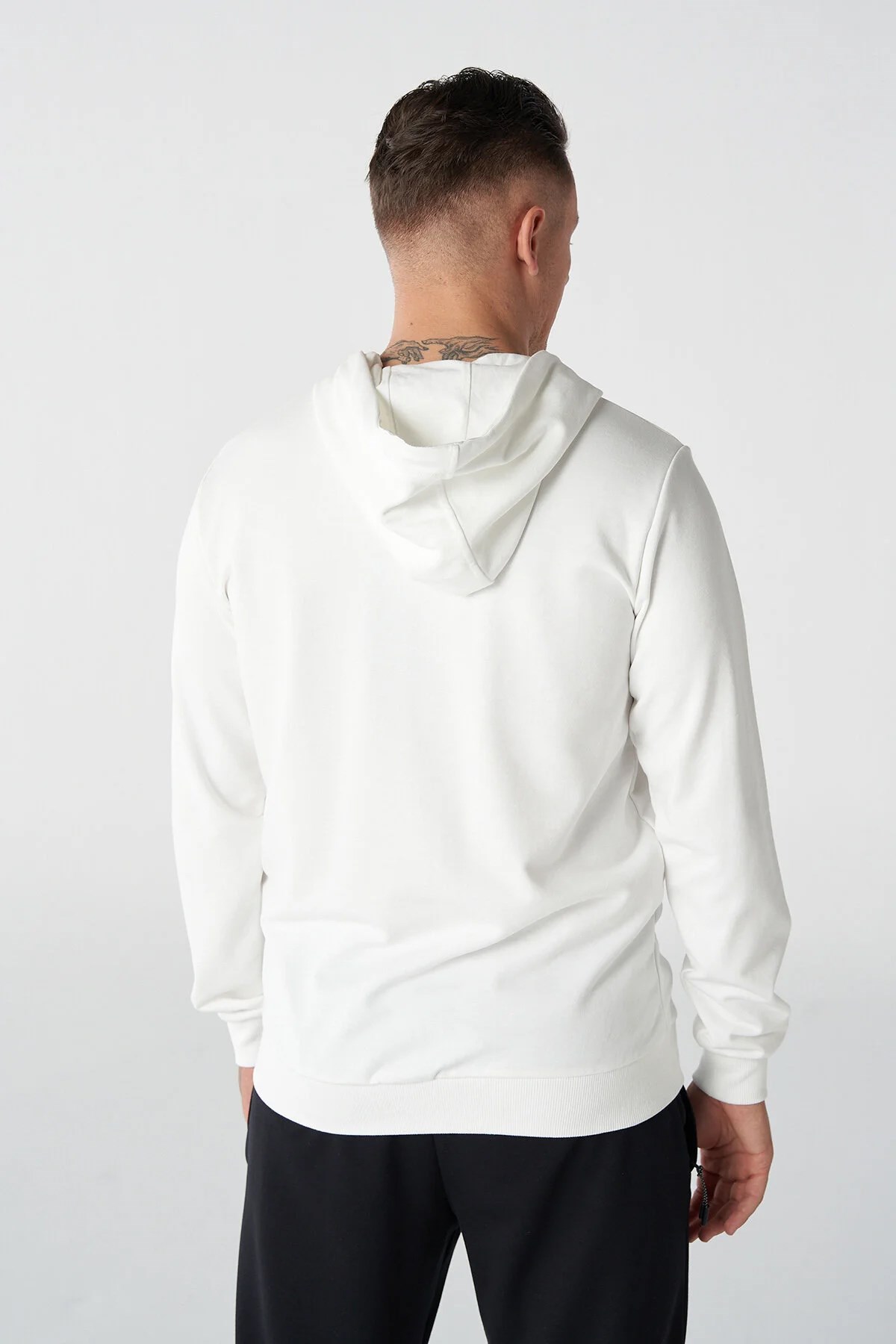 Hummel T-ic ico Zip Erkek Sweatshirt 921836-9003 Beyaz