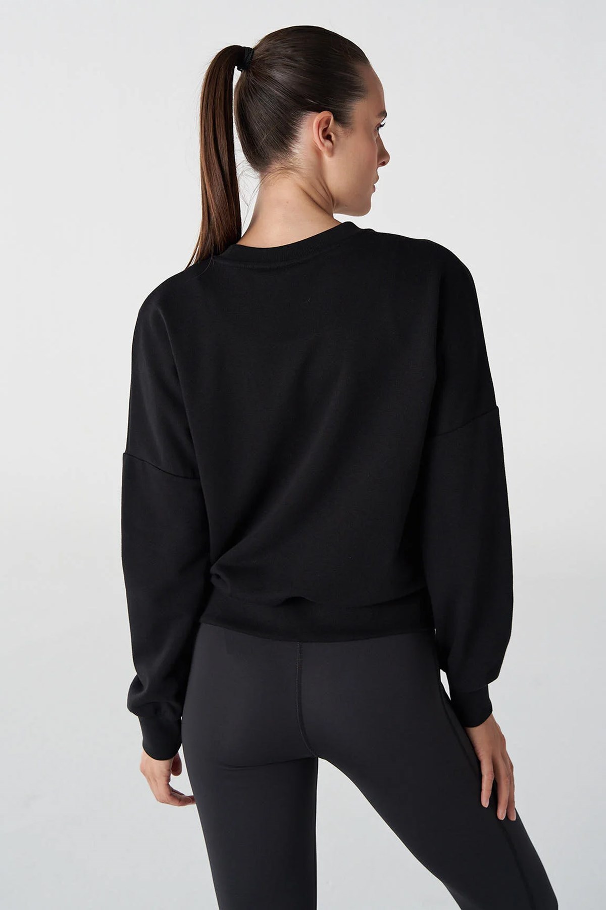 Hummel T-ic icona Kadın Sweatshirt 921838-2001 Siyah