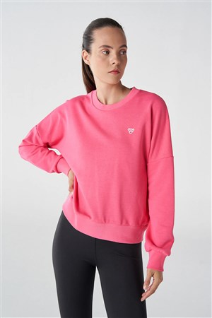 Hummel T-ic icona Kadın Sweatshirt 921838-3440 Pembe