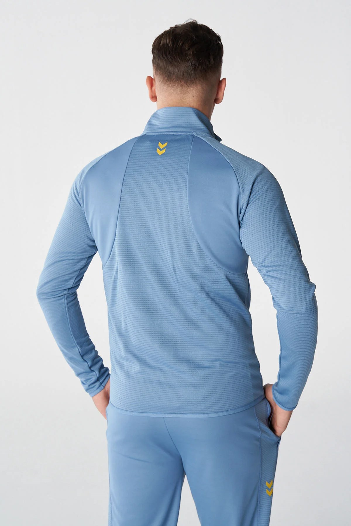 Hummel Toro Zip Erkek Sweatshirt 921839-4250 Mavi