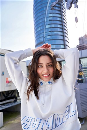 Hummel Allescrop Kadın Sweatshirt 921841-2516 Mavi