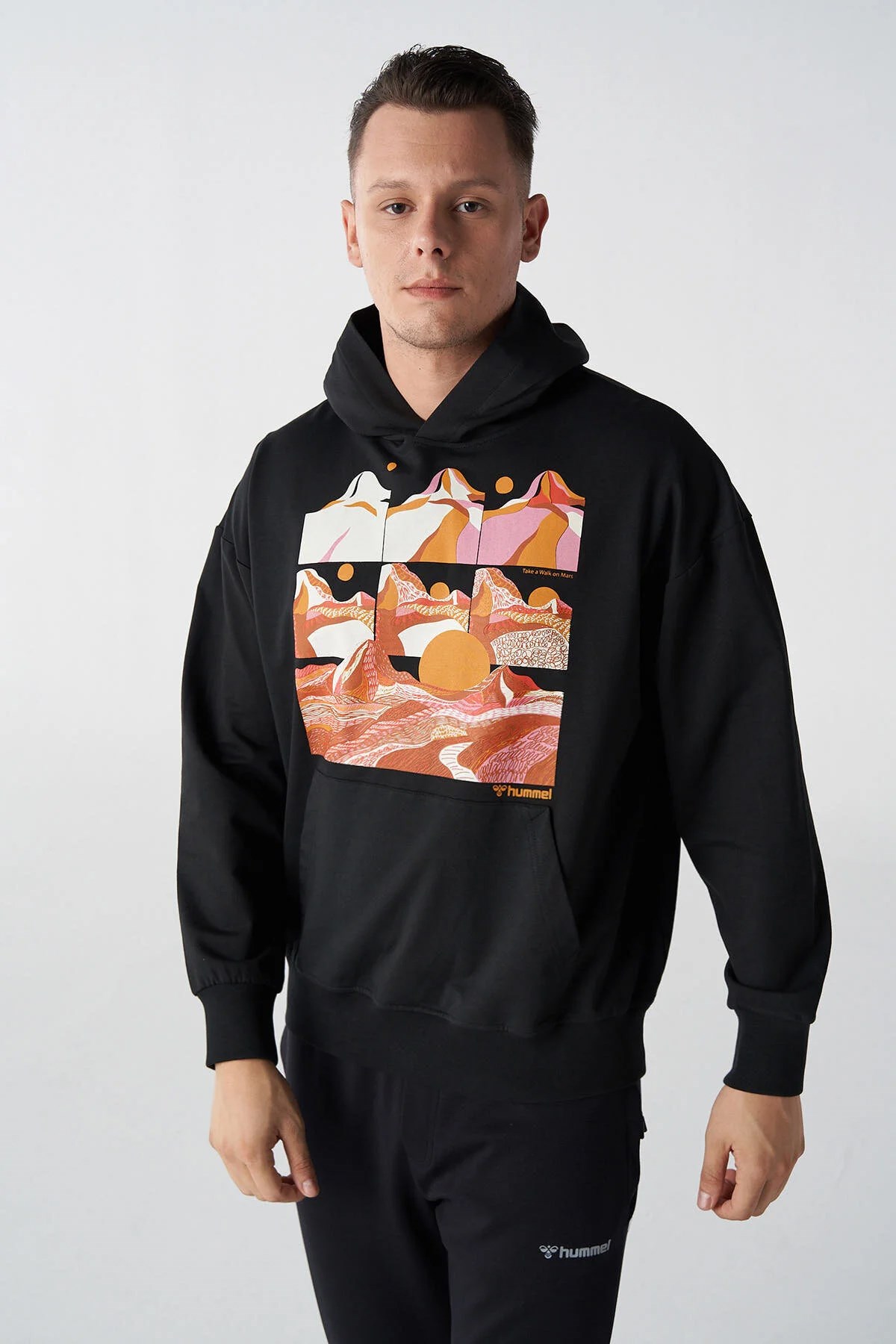 Hummel Benoit Erkek Sweatshirt 921843-2001 Siyah