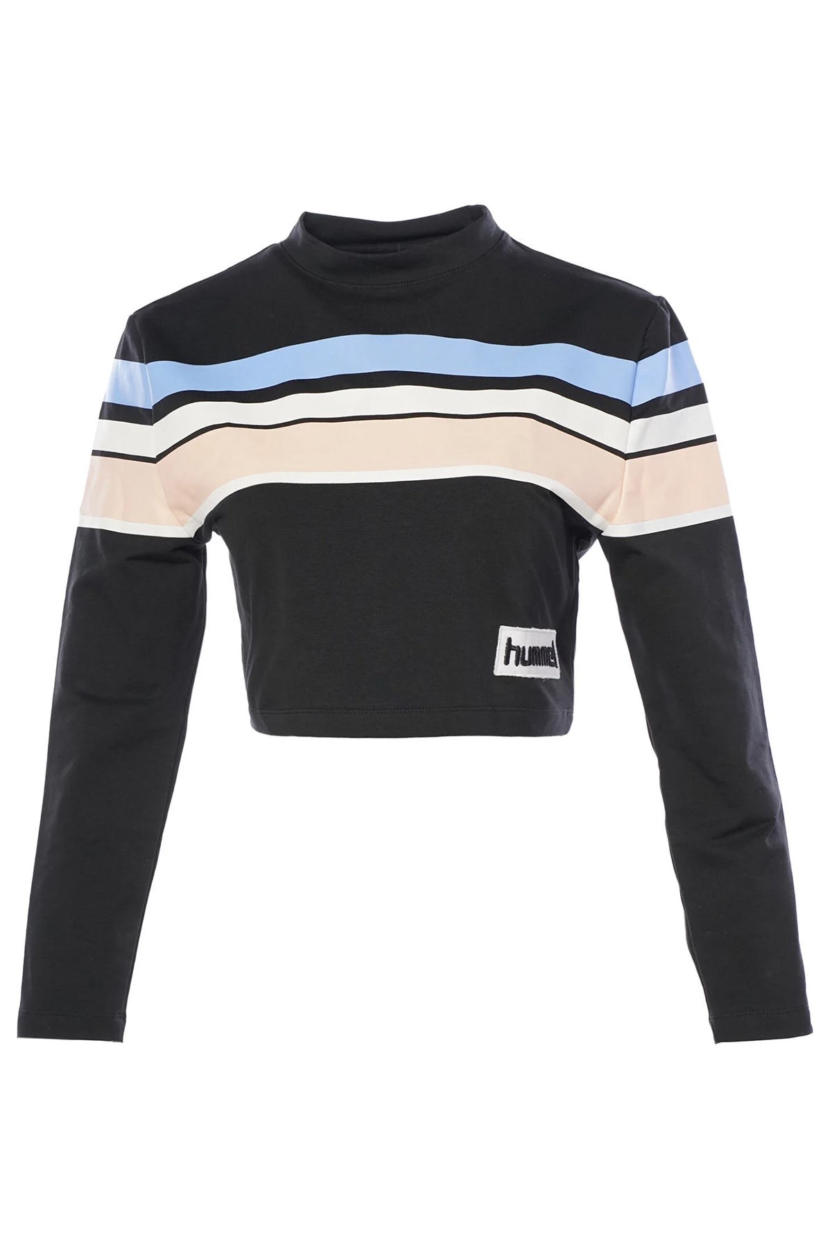 Hummel Felles Crop Kadın Sweatshirt 921848-2001 Siyah