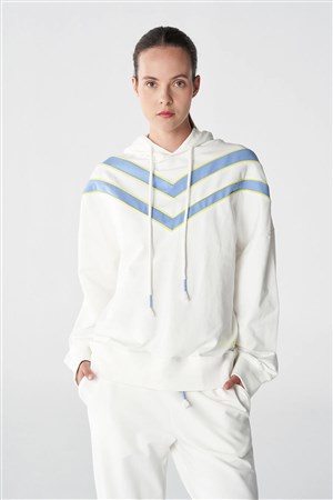 Hummel Lile Kadın Sweatshirt 921849-9003 Beyaz