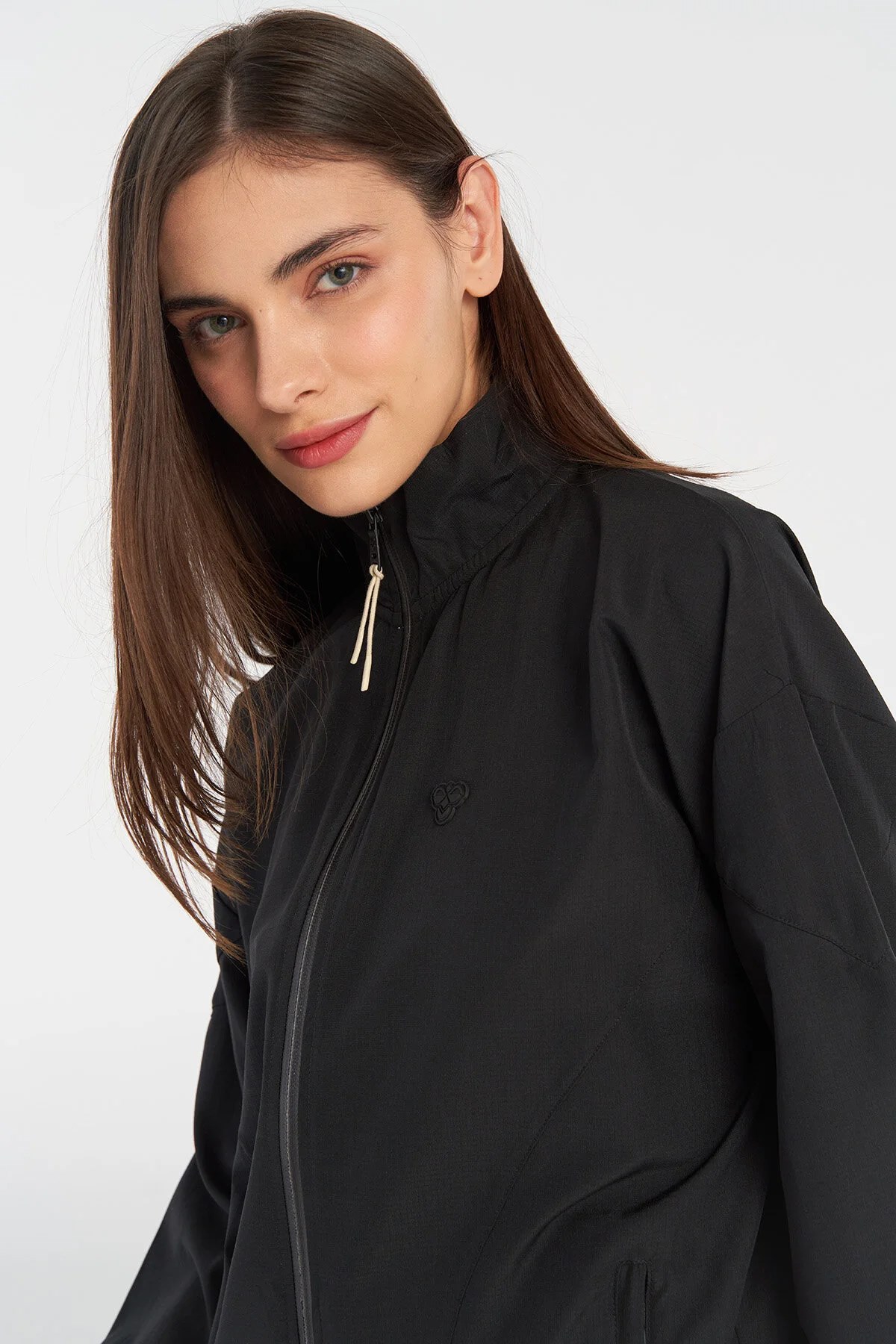 Hummel Edna Zip Kadın Sweatshirt 921932-2001 Siyah