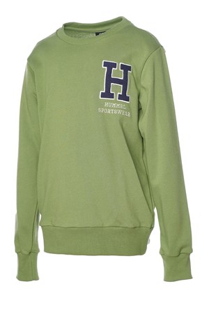 Hummel Elton Çocuk Sweatshirt 921942-9827 Yeşil