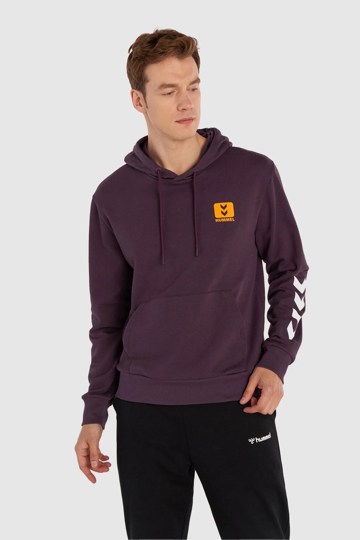 Hummel Flor Erkek Sweatshirt 921957-4073 Mor