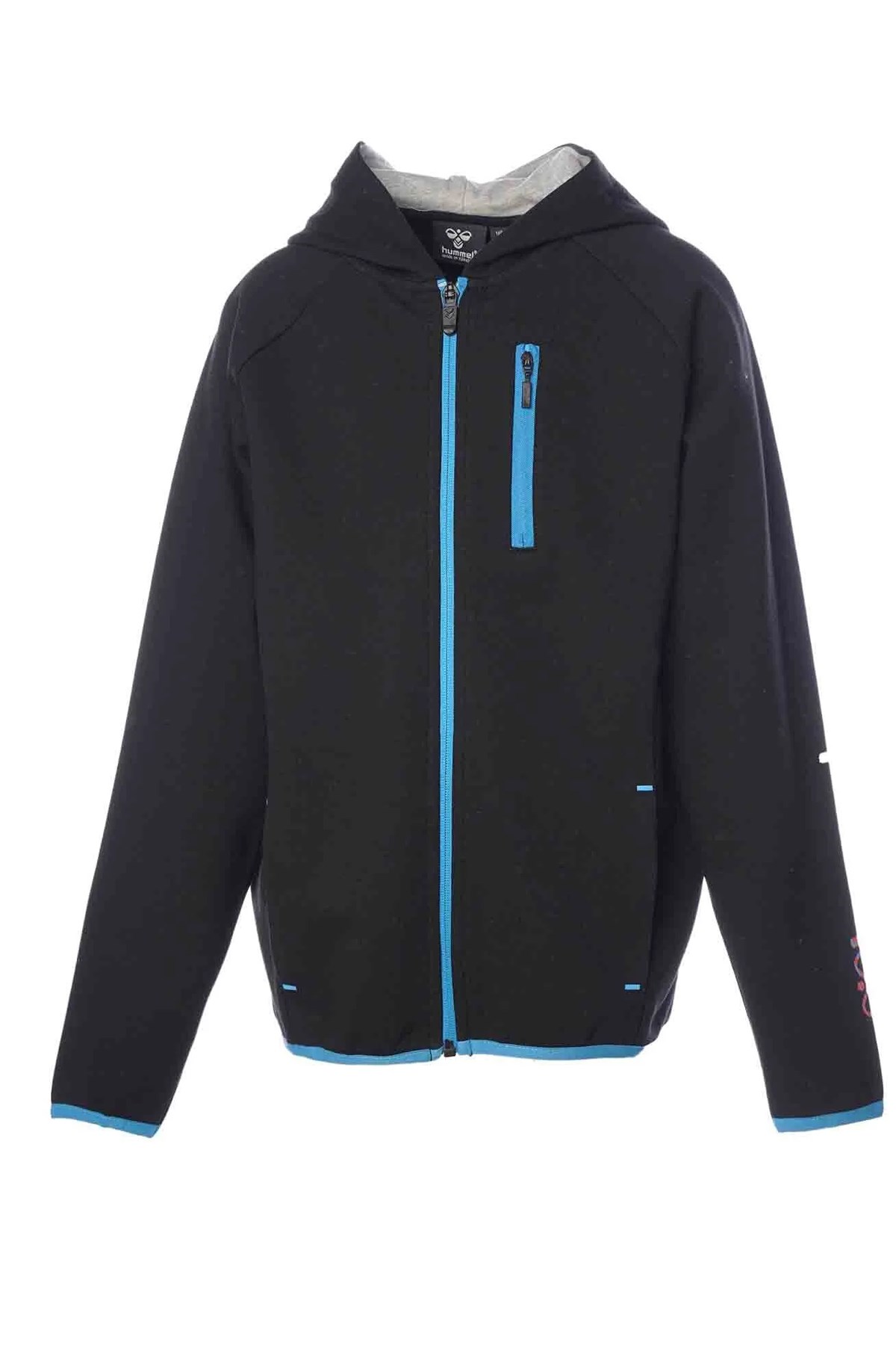 Hummel Jari Zip Çocuk Sweatshirt 921988-2001 Siyah