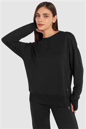 Hummel Jonina Kadın Sweatshirt 921998-2001 Siyah