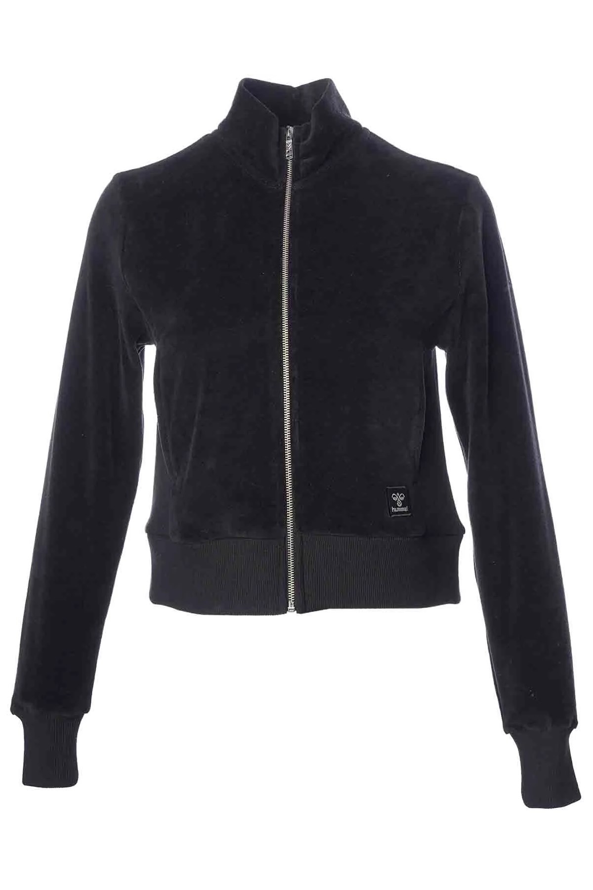 Hummel Kady Zip Kadın Sweatshirt 922002-2001 Siyah
