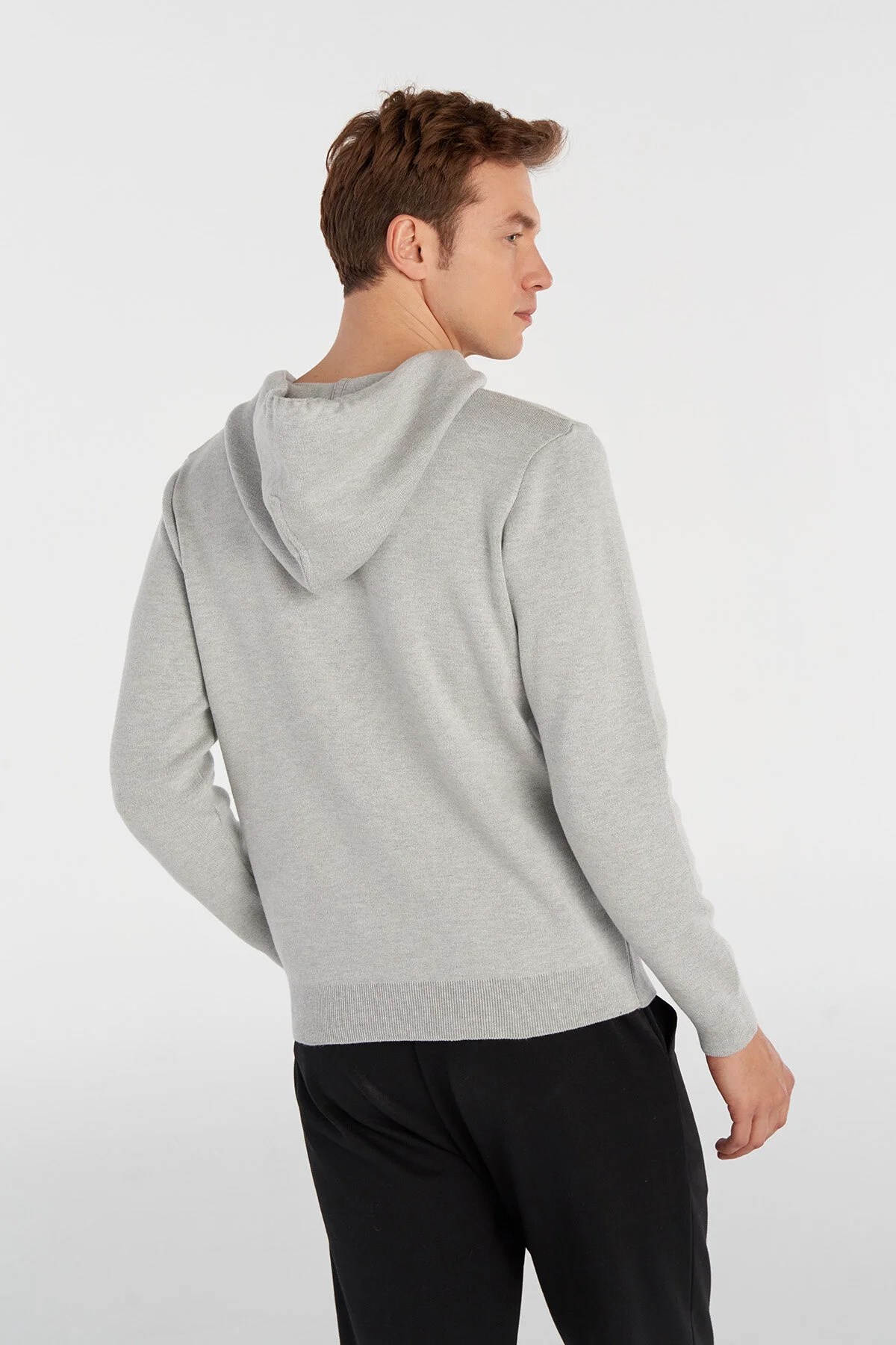 Hummel Lenz Knit Erkek Sweatshirt 922019-1968 Gri