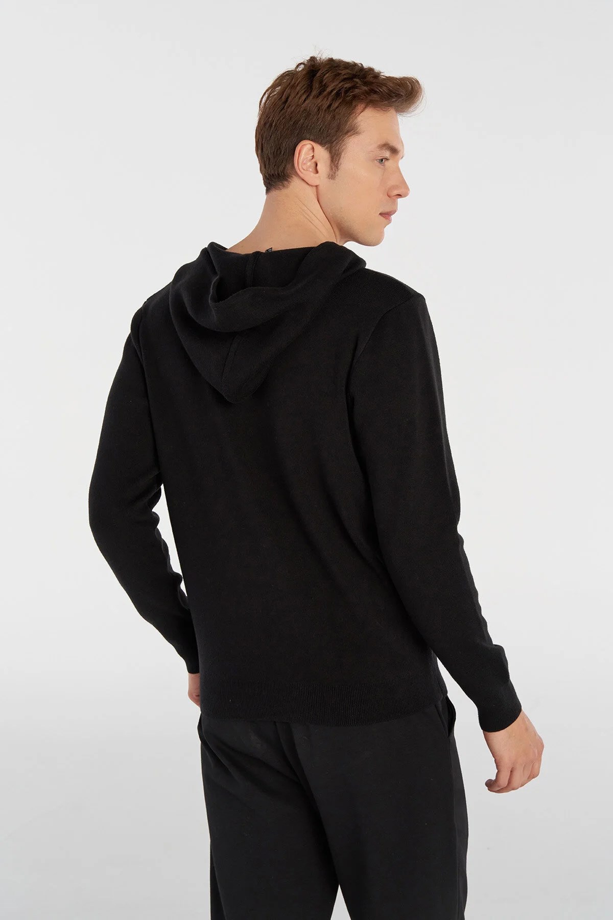 Hummel Lenz Knit Erkek Sweatshirt 922019-2001 Siyah