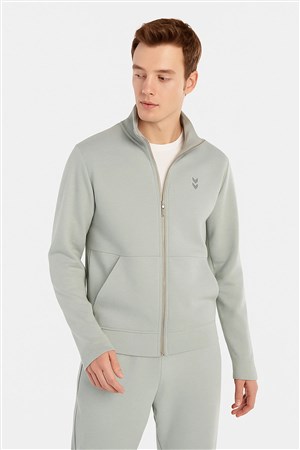 Hummel Nelly Zip Erkek Sweatshirt 922042-1968 Gri