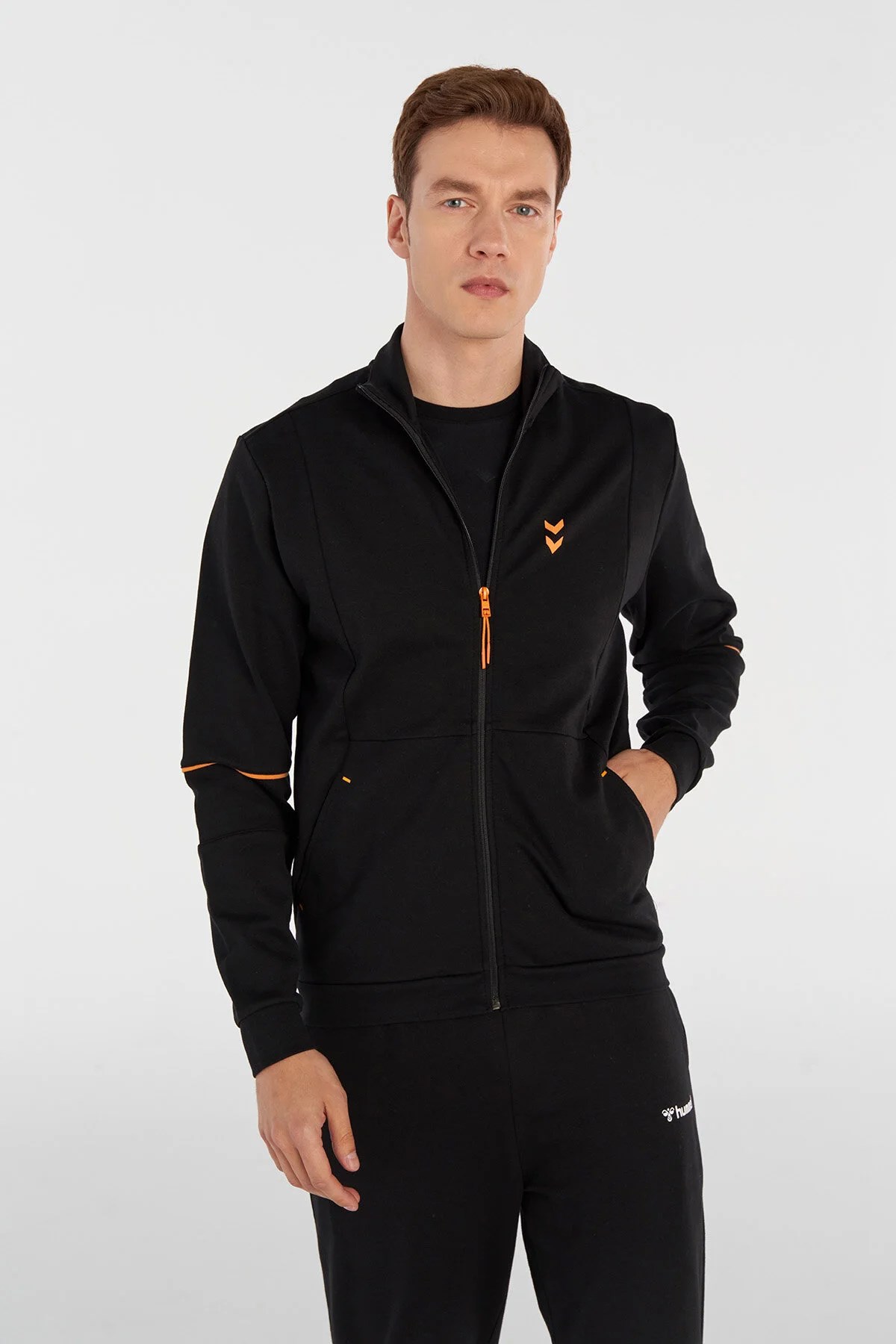 Hummel Philip Zip Erkek Sweatshirt 922054-2001 Siyah