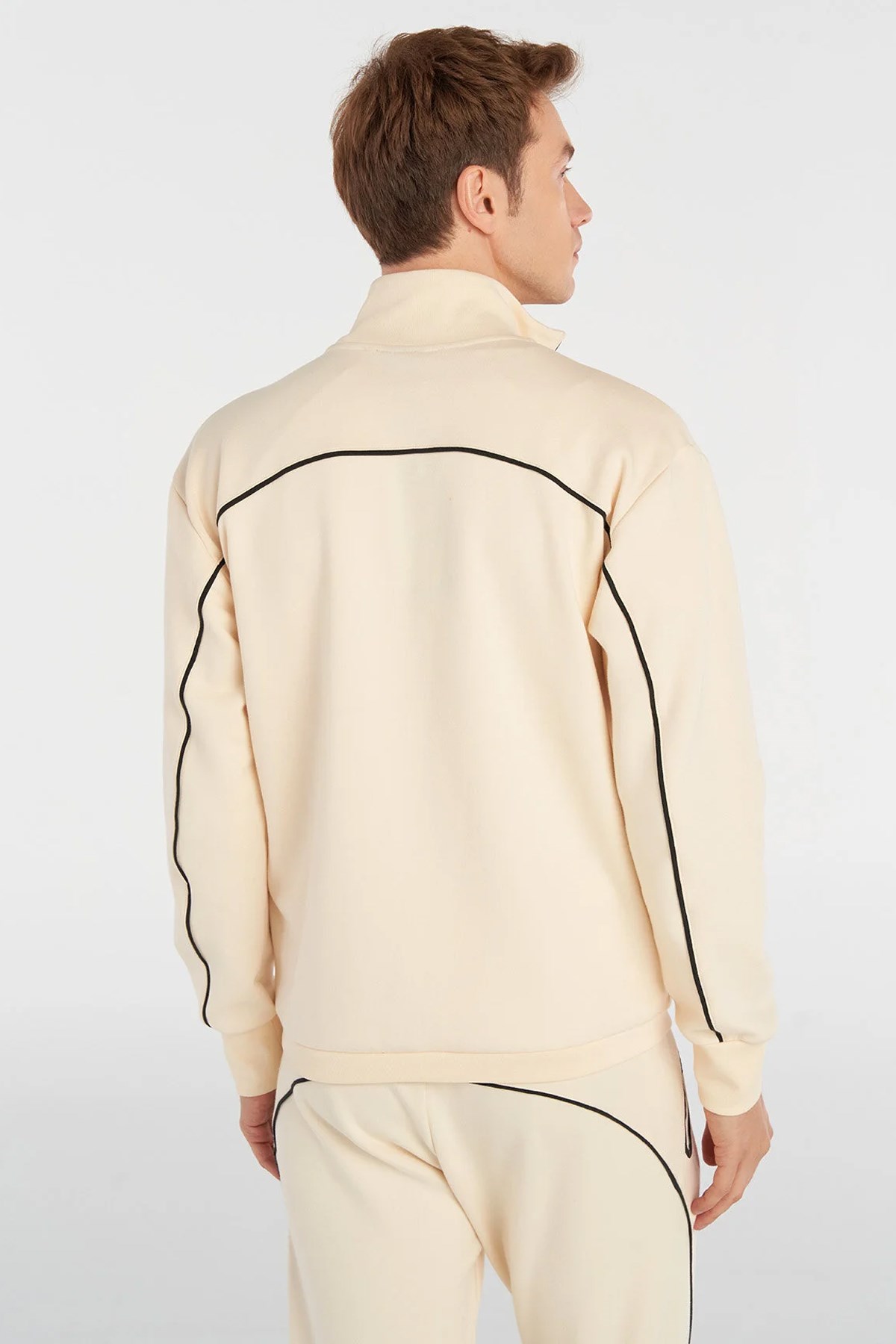 Hummel Royal Zip Erkek Sweatshirt 922060-9820 Beyaz