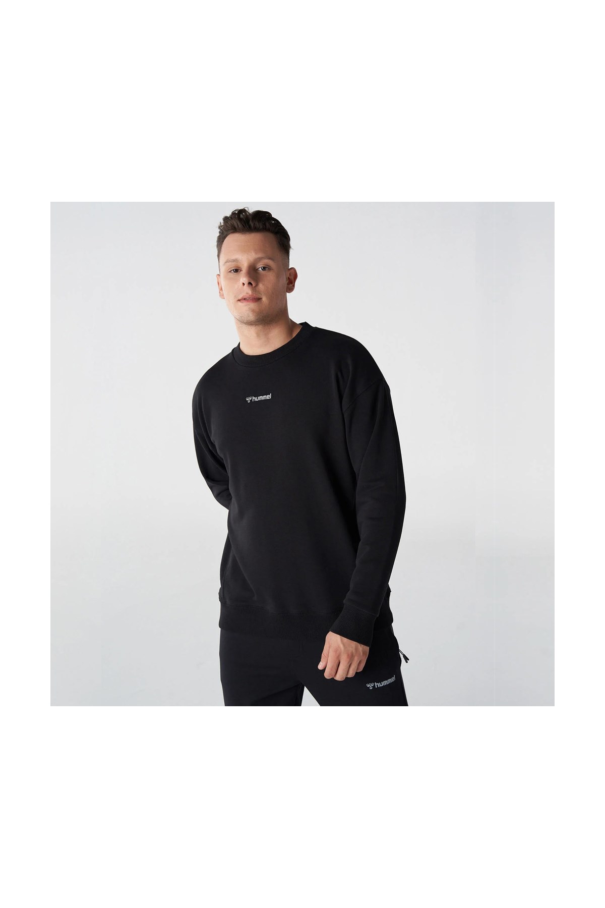 Hummel Mese Erkek Sweatshirt 922103-2001 Siyah