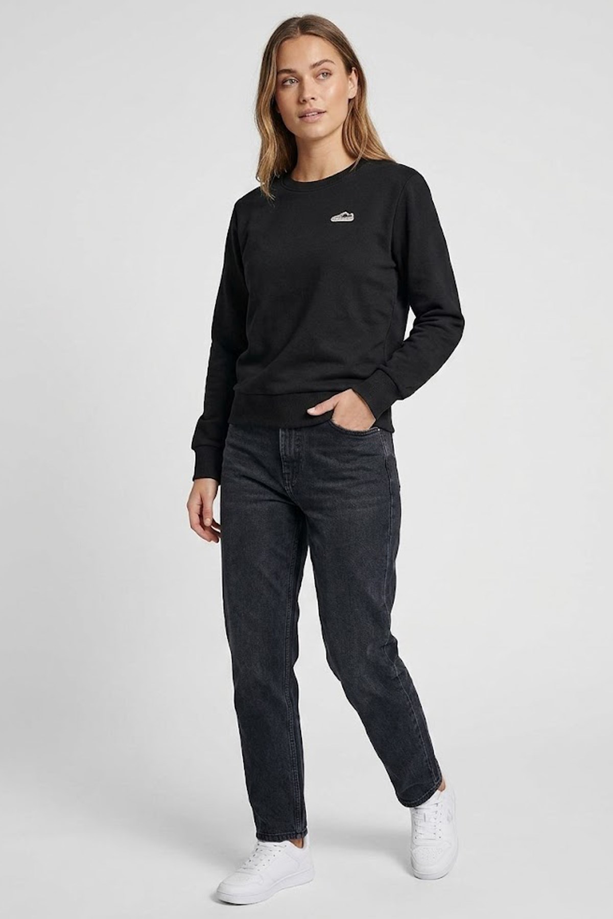 Hummel Elfin Kadın Sweatshirt 922173-2001 Siyah