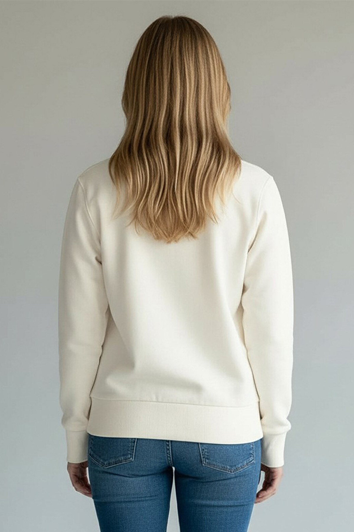 Hummel Elfin Kadın Sweatshirt 922173-9003 Beyaz