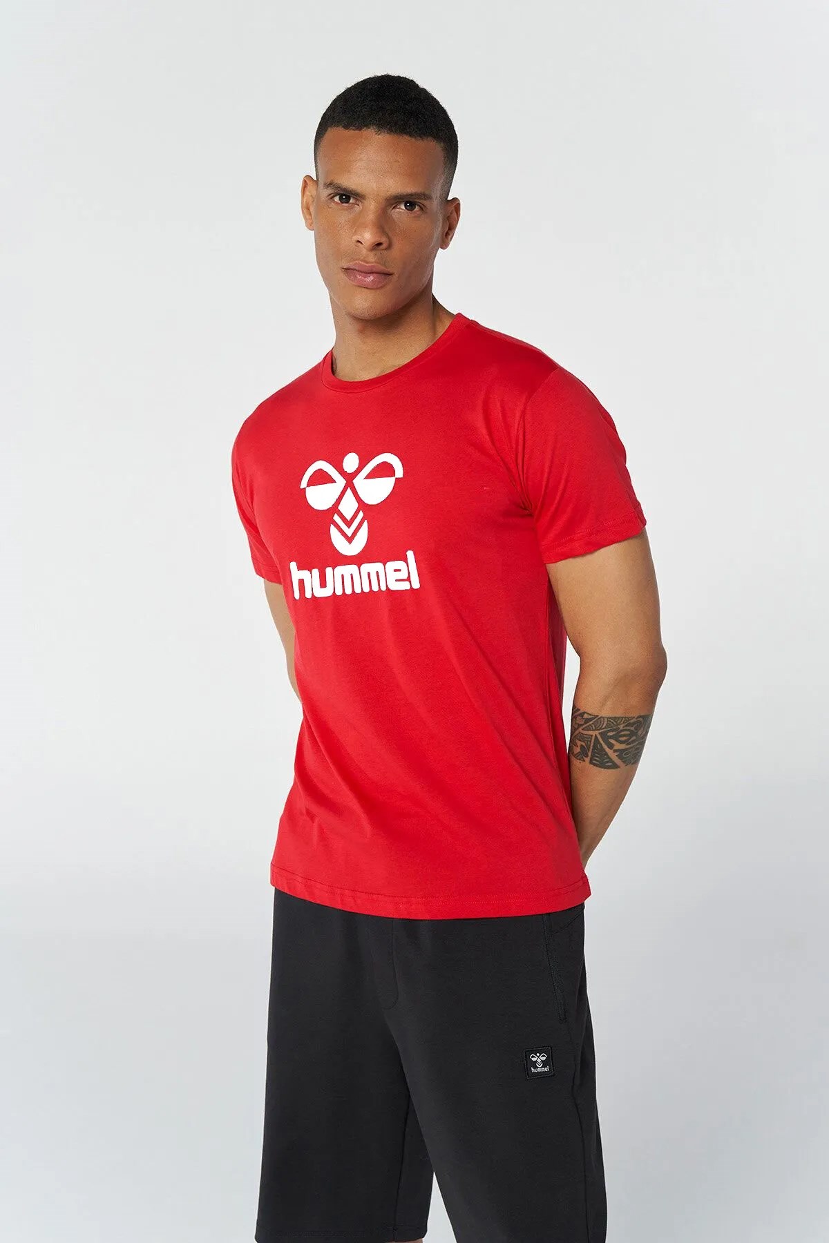 Hummel Senes Erkek Tişört 922217-3658 Kırmızı