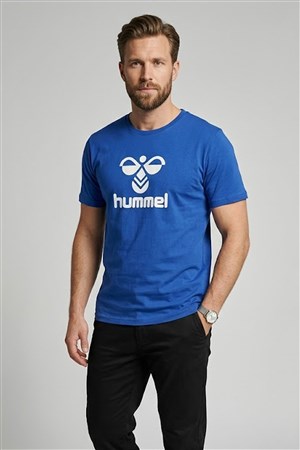Hummel Senes Erkek Tişört 922217-7788 Mavi