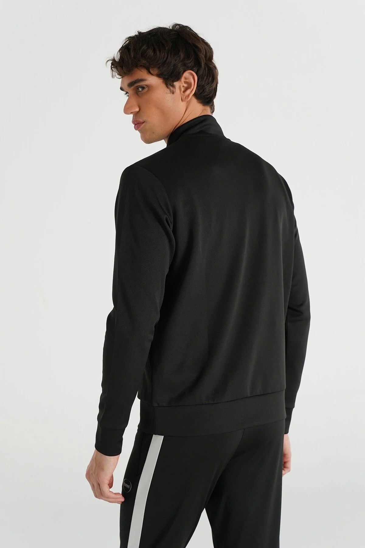 Hummel Loton Zip Nk Erkek Sweatshirt Siyah
