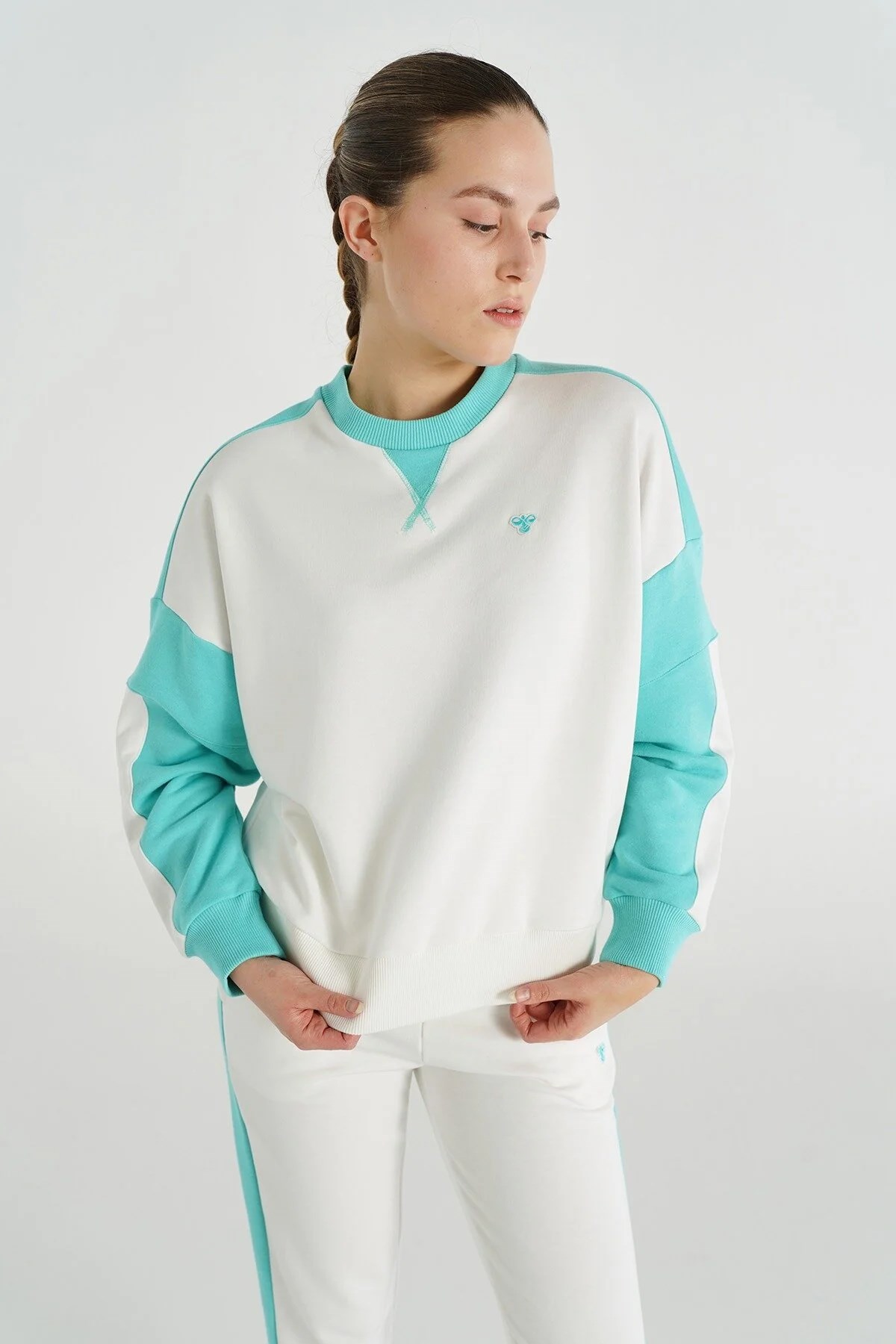 Hummel Nash Kadın Sweatshirt 922270-9003 Beyaz