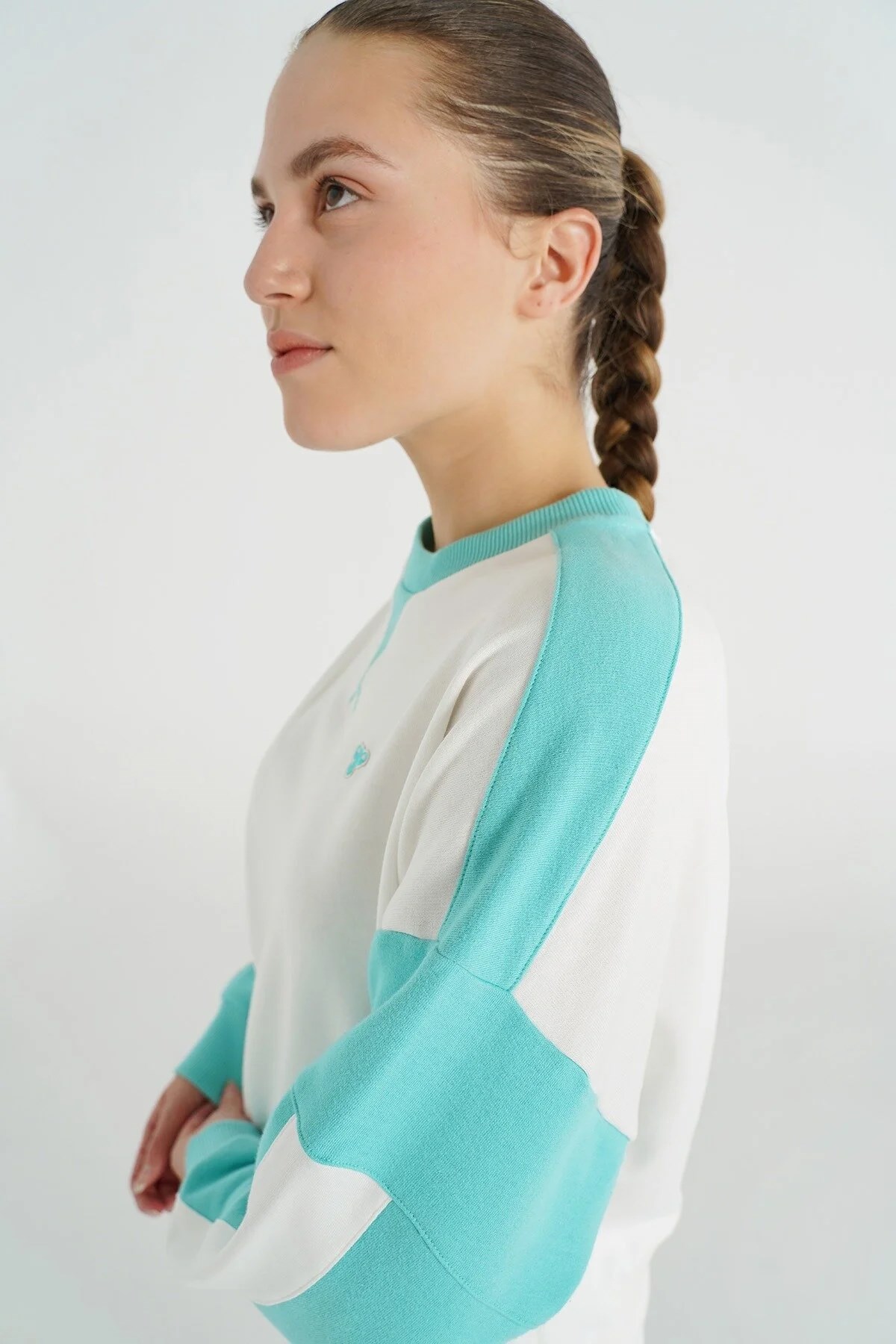 Hummel Nash Kadın Sweatshirt 922270-9003 Beyaz
