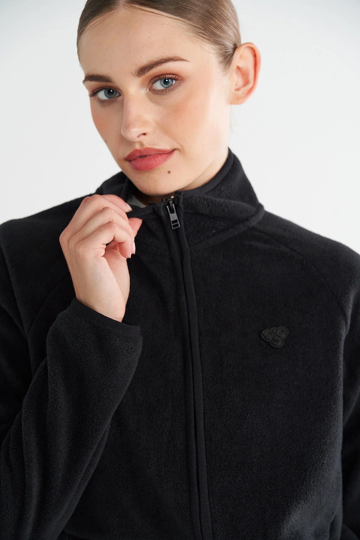 Hummel Basildon Fleece Kadın Sweatshirt 922365-2001 Siyah