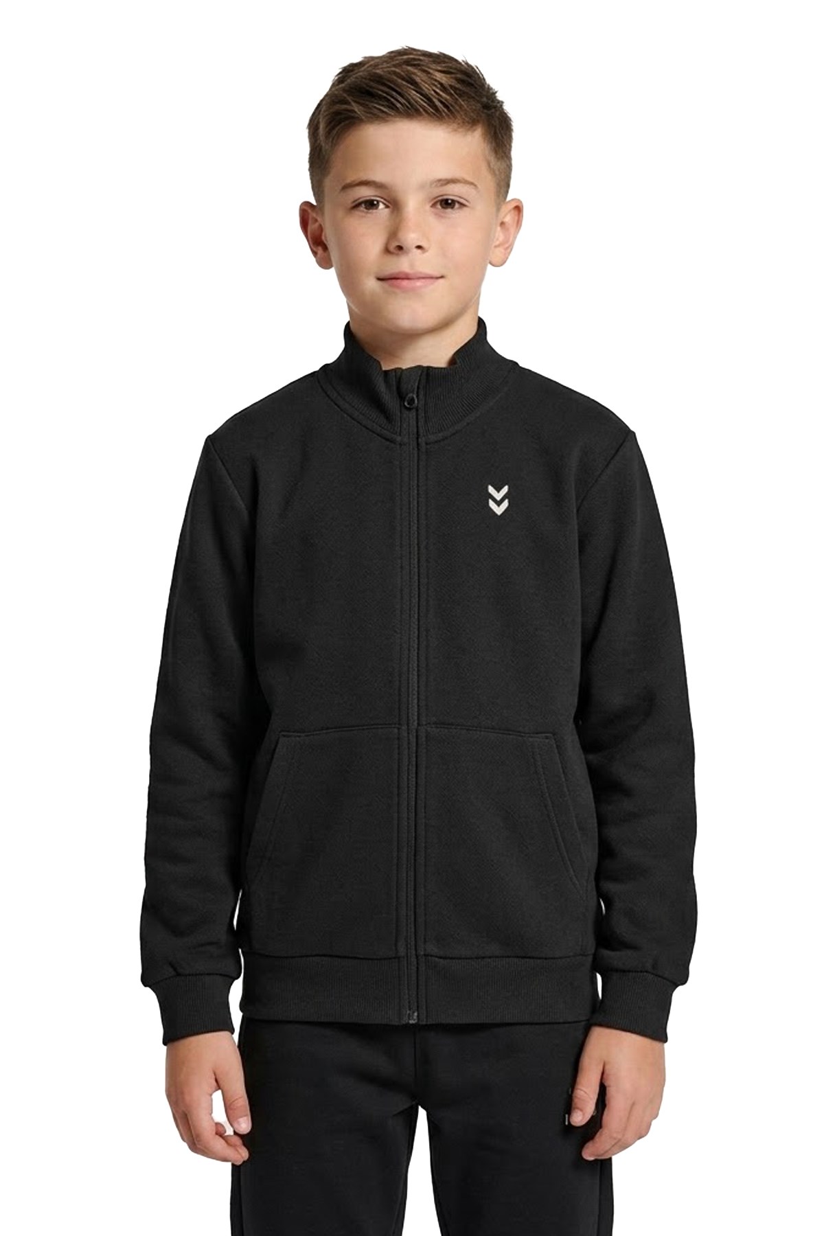Hummel Pulse Kids Zip Çocuk Sweatshirt 922380-2001 Siyah