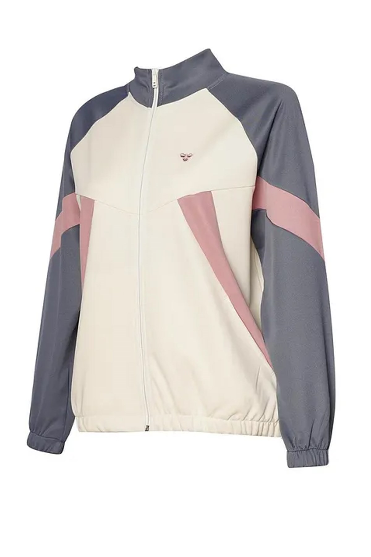 Hummel Harlow Zip Kadın Sweatshirt Bej