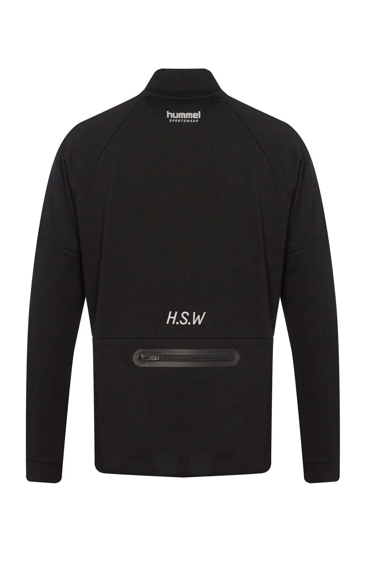 Hummel Inter Zip Erkek Sweatshirt Siyah