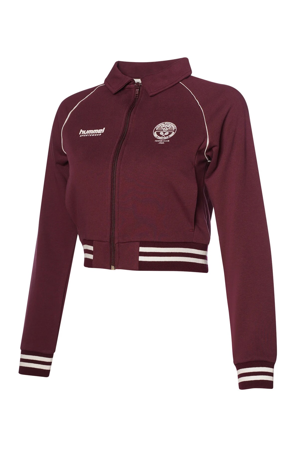 Hummel Jamal Zip Kadın Sweatshirt Mor