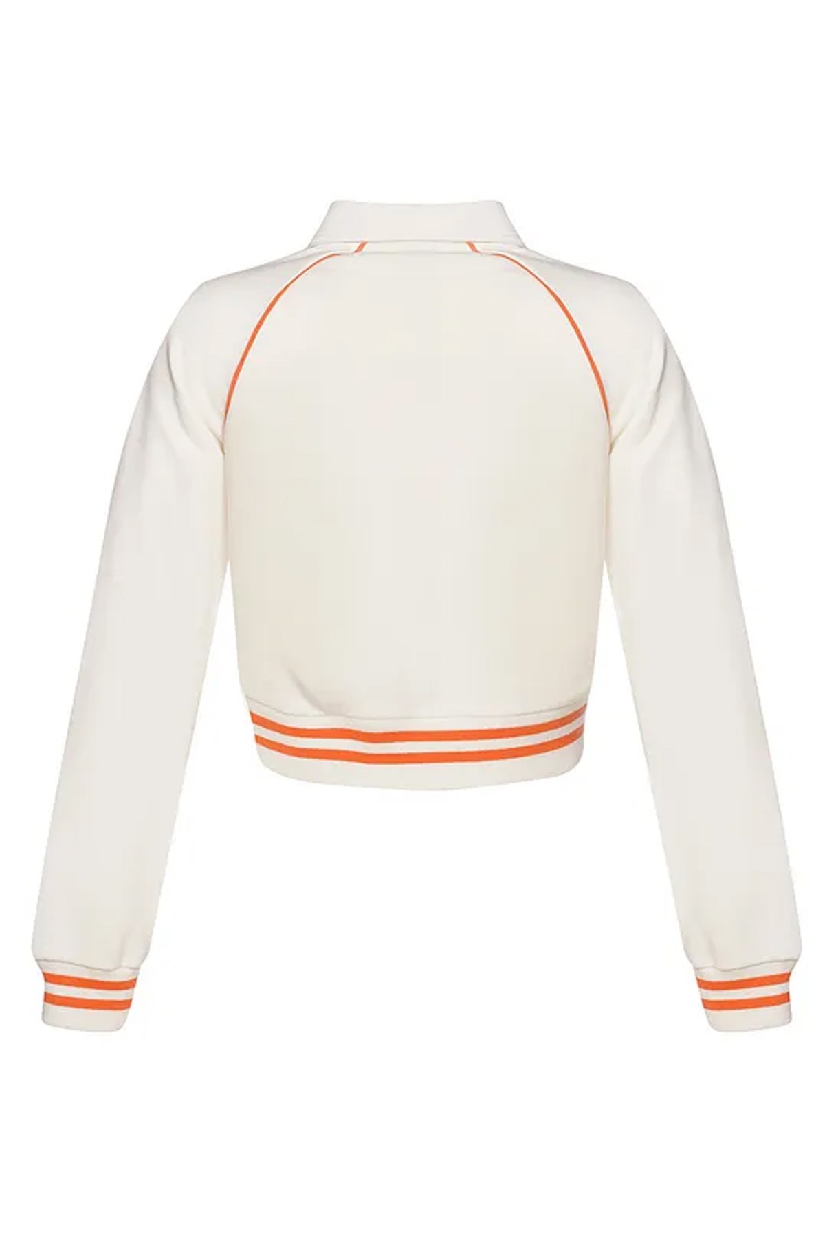 Hummel Jamal Zip Kadın Sweatshirt Beyaz