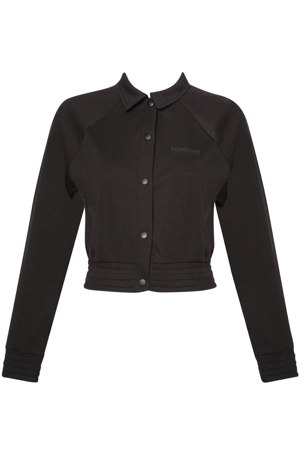 Hummel Jed Zip Kadın Sweatshirt Siyah