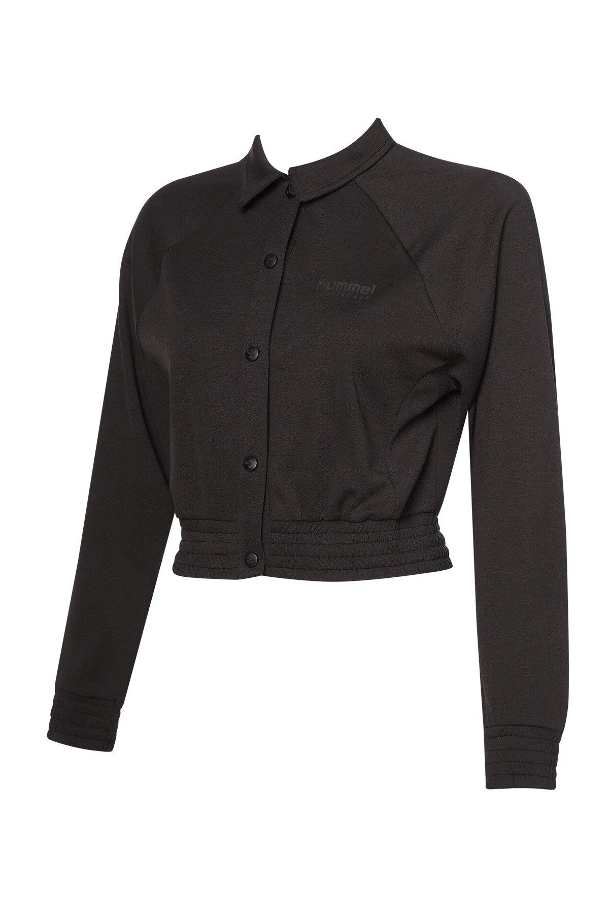 Hummel Jed Zip Kadın Sweatshirt Siyah