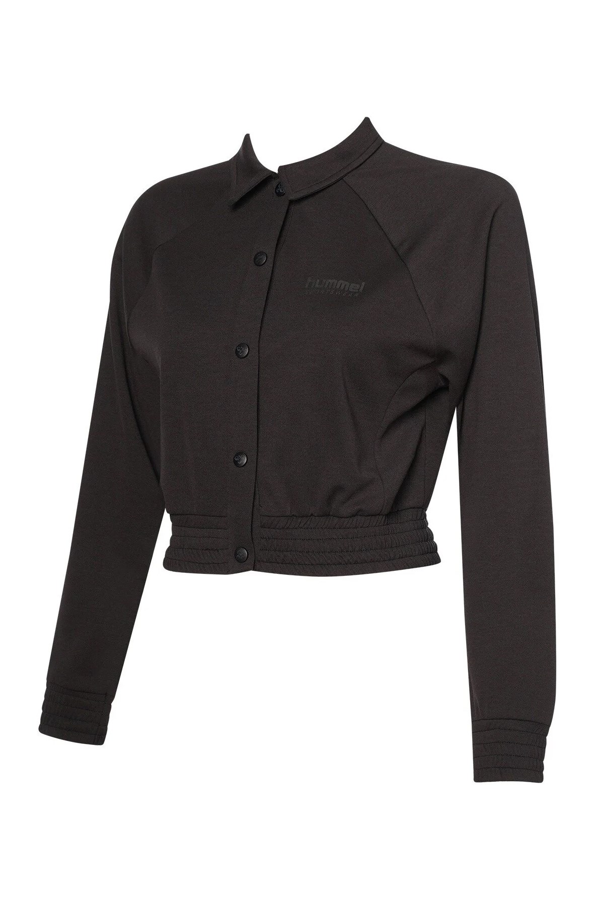 Hummel Jed Zip Kadın Sweatshirt Siyah